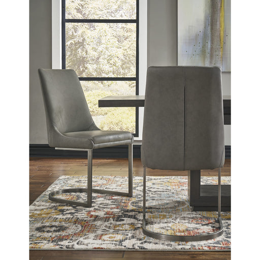 Modus Furniture Oxford Dining Chair in Basalt Grey 655450252242 AZU563 Main Image