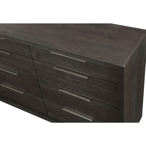 Modus Furniture Oxford Eight Drawer Dresser in Basalt Grey (2024) 655450432712 AZU582A Image 1