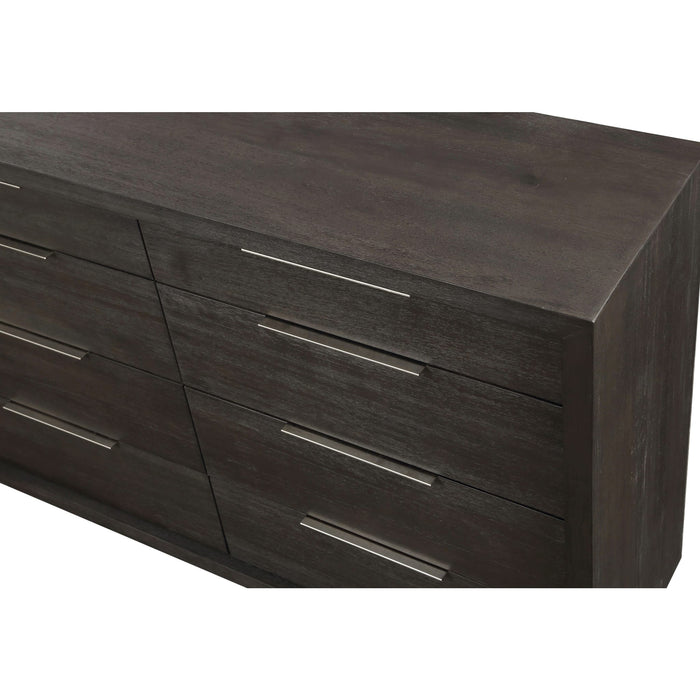 Modus Furniture Oxford Eight Drawer Dresser in Basalt Grey (2024) 655450432712 AZU582A Image 1