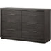 Modus Furniture Oxford Eight Drawer Dresser in Basalt Grey (2024) 655450432712 AZU582A Image 2