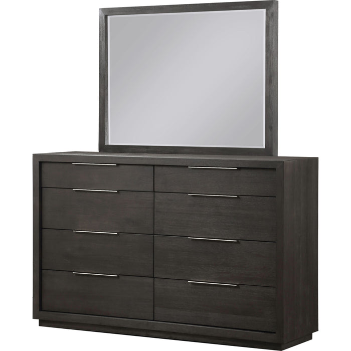 Modus Furniture Oxford Eight Drawer Dresser in Basalt Grey (2024) 655450432712 AZU582A Image 4