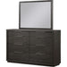 Modus Furniture Oxford Eight Drawer Dresser in Basalt Grey (2024) 655450432712 AZU582A Image 4