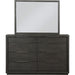 Modus Furniture Oxford Eight Drawer Dresser in Basalt Grey (2024) 655450432712 AZU582A Image 5