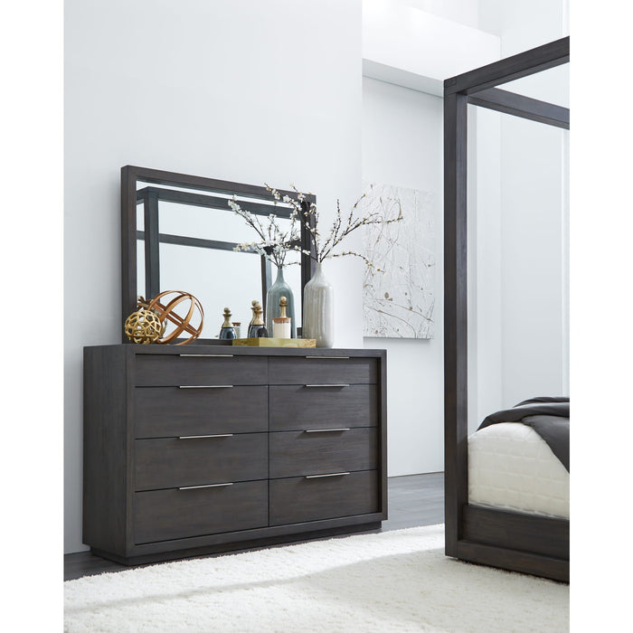 Modus Furniture Oxford Eight Drawer Dresser in Basalt Grey (2024) 655450432712 AZU582A Main Image