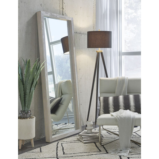Modus Furniture Oxford Floor Mirror in Mineral 655450333736 AZBX83FL Main Image