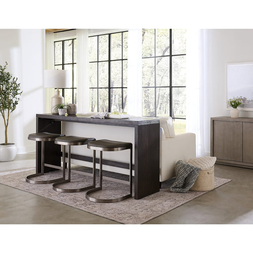 Modus Furniture Oxford Gathering Table with USBPower in Basalt Grey 655450344602 AZU567 Image 1
