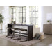 Modus Furniture Oxford Gathering Table with USBPower in Basalt Grey 655450344602 AZU567 Image 1