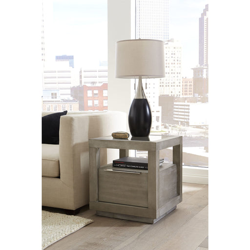 Modus Oxford One-Drawer End Table in Mineral Main Image