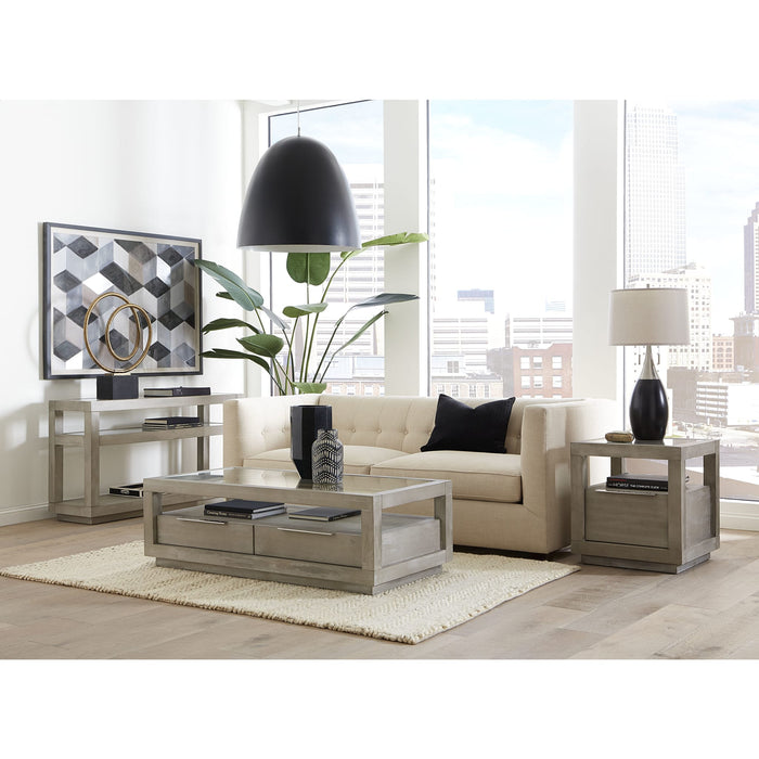 Modus Furniture Oxford One Drawer End Table in Mineral 655450334443 AZBX22 Image 1