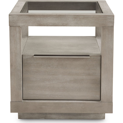 Modus Furniture Oxford One Drawer End Table in Mineral 655450334443 AZBX22 Image 4