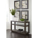 Modus Furniture Oxford Oxford Console Table in Basalt Grey 655450194412 AZU523 Main Image