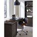 Modus Oxford Single Pedestal Desk in Basalt GreyImage 2