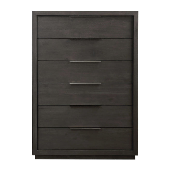 Modus Oxford Six Drawer Chest in Basalt Grey (2024)Image 2