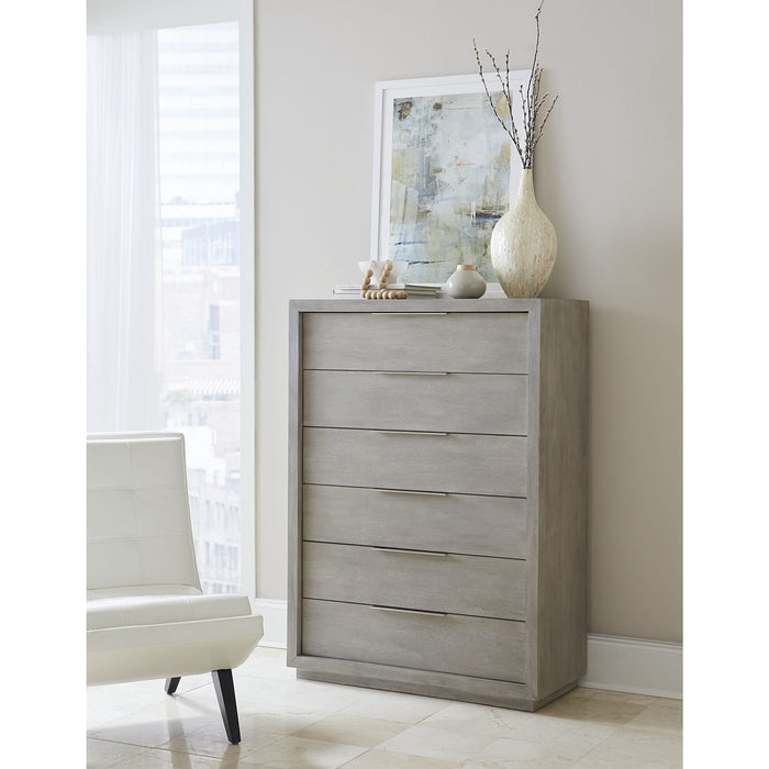 Modus Furniture Oxford Six Drawer Chest in Mineral (2024) 655450432743 AZBX84A Main Image