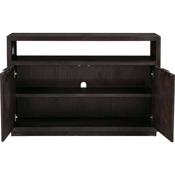 Modus Furniture Oxford Solid Wood 54 inch Media Console in Basalt Grey 655450251399 AZU5265 Image 4