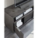 Modus Furniture Oxford Solid Wood 74 inch Media Console in Basalt Grey 655450251412 AZU5267 Image 2