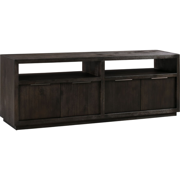 Modus Furniture Oxford Solid Wood 74 inch Media Console in Basalt Grey 655450251412 AZU5267 Image 3