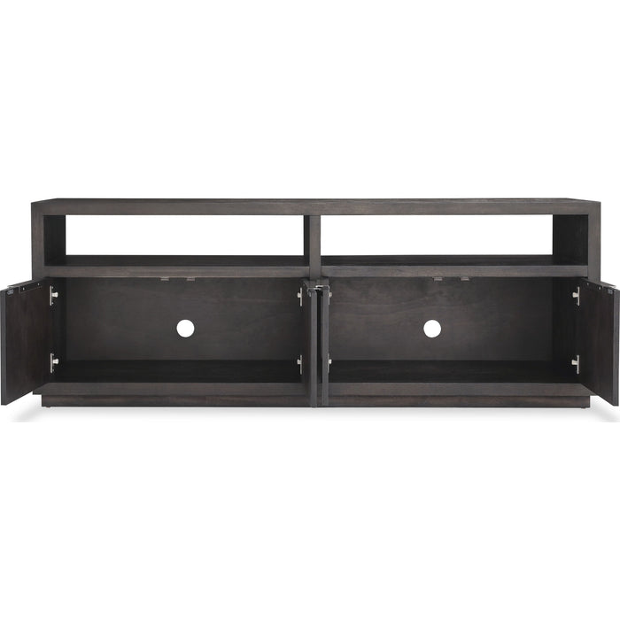 Modus Furniture Oxford Solid Wood 74 inch Media Console in Basalt Grey 655450251412 AZU5267 Image 5