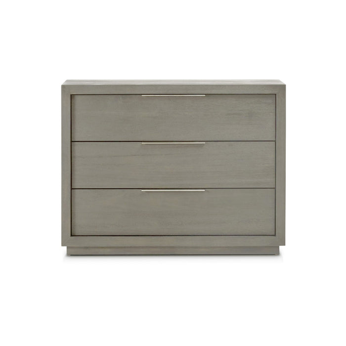 Modus Oxford Three-Drawer Nightstand in Mineral (2024) Image 2