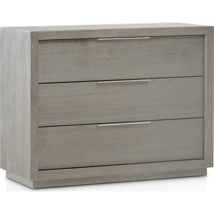 Modus Furniture Oxford Three Drawer Nightstand in Mineral (2024) 655450435256 AZBX84BA Image 1
