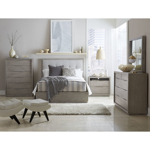 Modus Oxford Two-Drawer Nightstand in Mineral Image 1