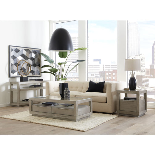 Modus Furniture Oxford Two Drawer Coffee Table in Mineral 655450334436 AZBX21 Image 1
