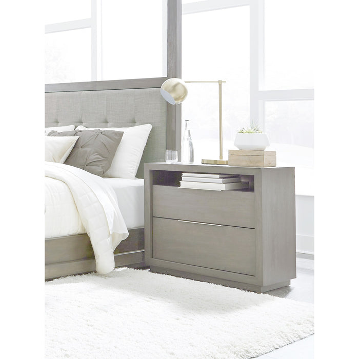 Modus Furniture Oxford Two Drawer Nightstand in Mineral 655450333705 AZBX81 Image 4