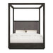 Modus Oxford Upholstered Canopy Bed in Dolphin Image 4