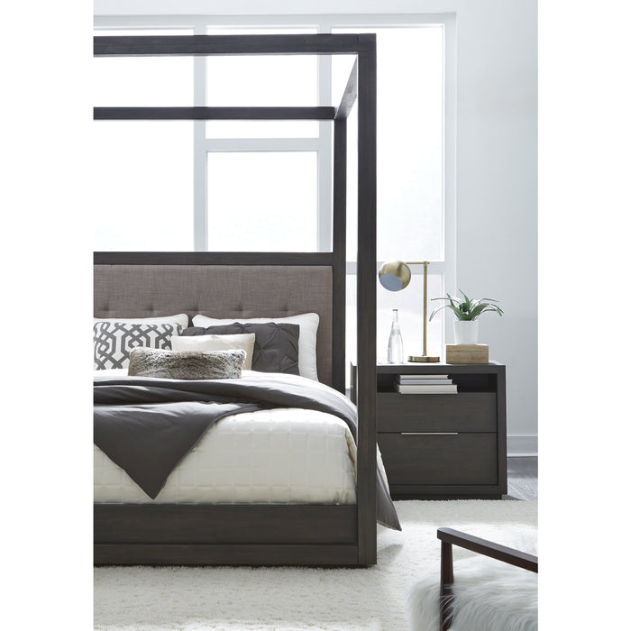 Modus Oxford Upholstered Canopy Bed in DolphinImage 2