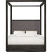 Modus Furniture Oxford Upholstered Canopy Bed in Dolphin  AZU5H  Image 4