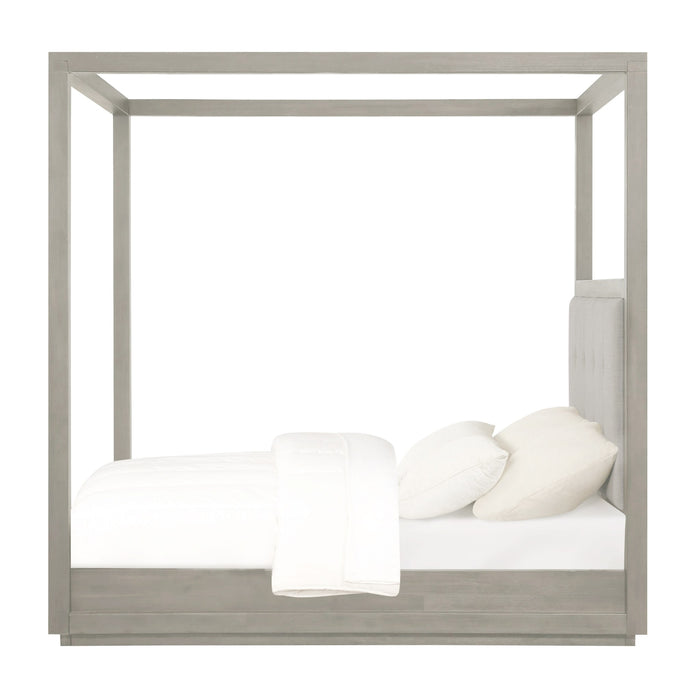 Modus Oxford Upholstered Canopy Bed in MineralImage 5