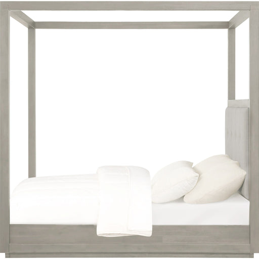 Modus Furniture Oxford Upholstered Canopy Bed in Mineral  AZBXH  Image 5