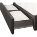 Modus Furniture Oxford Upholstered Footboard Storage Bed in Dolphin  AZU5S D Image 4