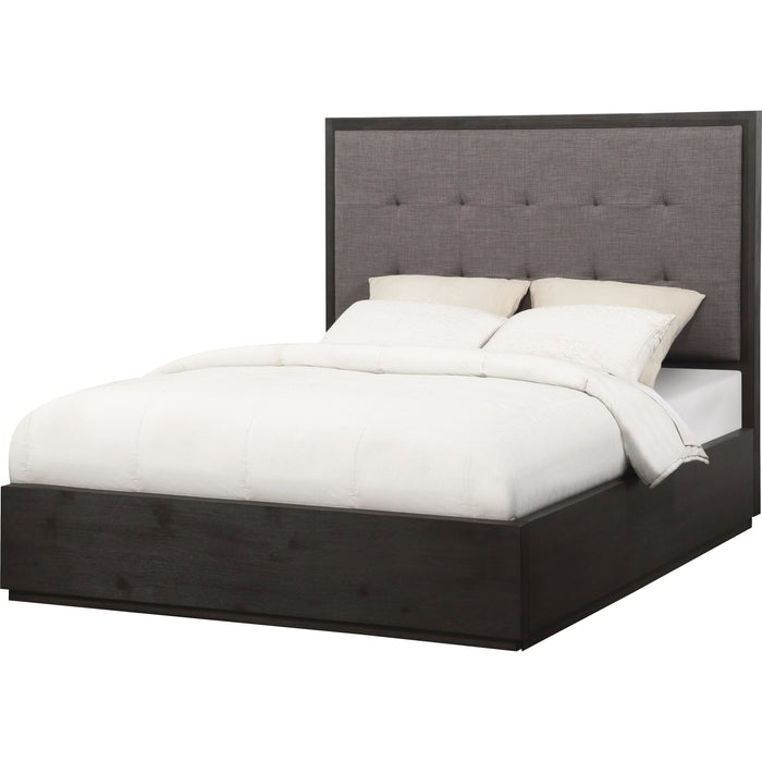 Modus Furniture Oxford Upholstered Footboard Storage Bed in Dolphin  AZU5S D Image 5