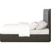 Modus Furniture Oxford Upholstered Footboard Storage Bed in Dolphin  AZU5S D Image 7