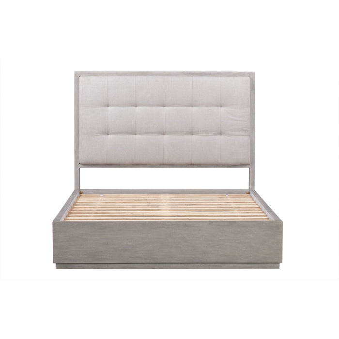 Modus Oxford Upholstered Footboard Storage Bed in MineralImage 6