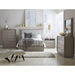 Modus Furniture Oxford Upholstered Footboard Storage Bed in Mineral  AZBXS  Image 1