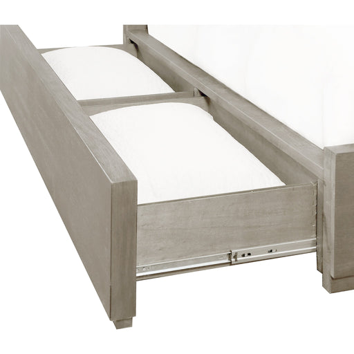 Modus Furniture Oxford Upholstered Footboard Storage Bed in Mineral  AZBXS  Image 4