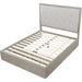 Modus Furniture Oxford Upholstered Footboard Storage Bed in Mineral  AZBXS  Image 7