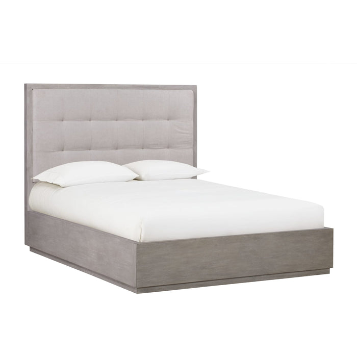Modus Furniture Oxford Upholstered Platform Bed in Mineral  AZBXF  Image 4