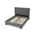 Modus Palermo Upholstered Wingback Platform Bed in Dark StoneImage 4