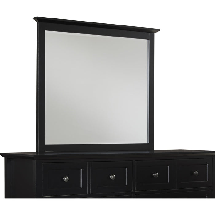 Modus Furniture Paragon Beveled Glass Mirror in Black 655450162848 4N0283 Image 1