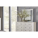 Modus Furniture Paragon Beveled Glass Mirror in White 655450163098 4NA483 Main Image