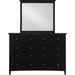 Modus Furniture Paragon Eight Drawer Dresser in Black 655450162831 4N0282 Image 3