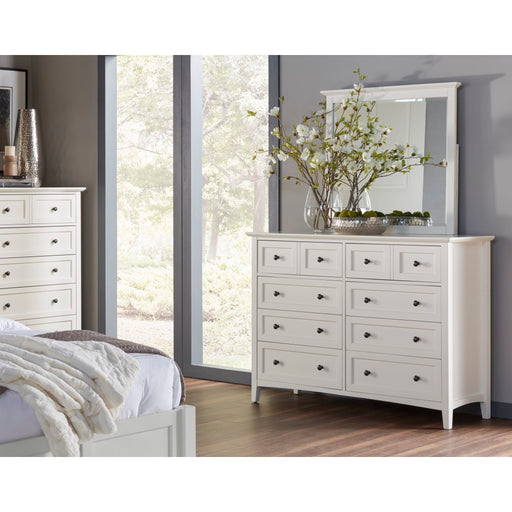 Modus Paragon Eight Drawer Dresser in WhiteMain Image