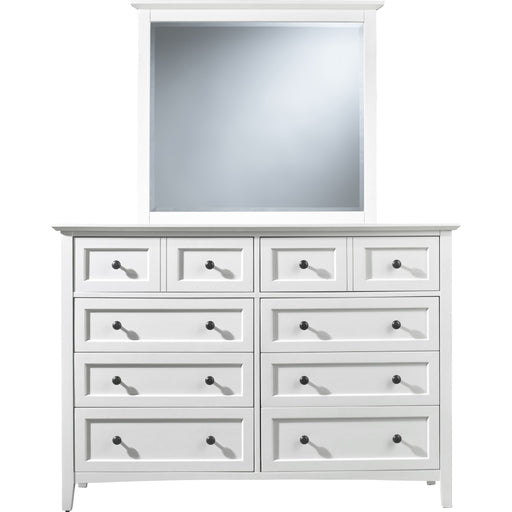 Modus Furniture Paragon Eight Drawer Dresser in White (2024) 655450432118 4NA482A Image 2