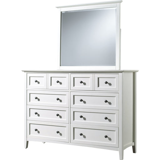 Modus Furniture Paragon Eight Drawer Dresser in White (2024) 655450432118 4NA482A Image 3
