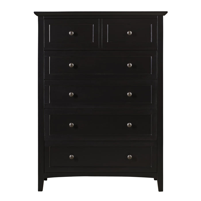 Modus Paragon Five Drawer Chest in BlackImage 2