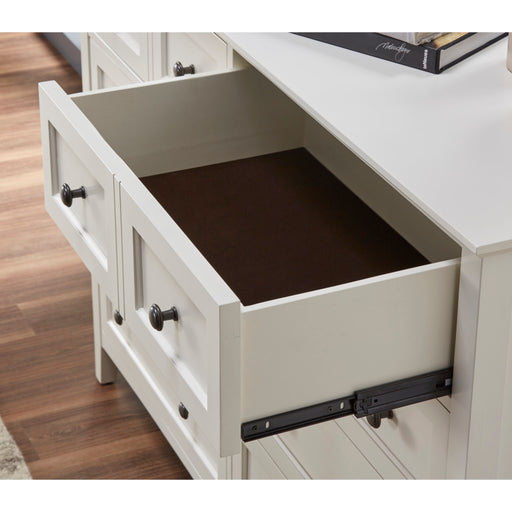 Modus Paragon Five Drawer Chest in WhiteImage 1
