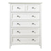 Modus Paragon Five Drawer Chest in WhiteImage 3